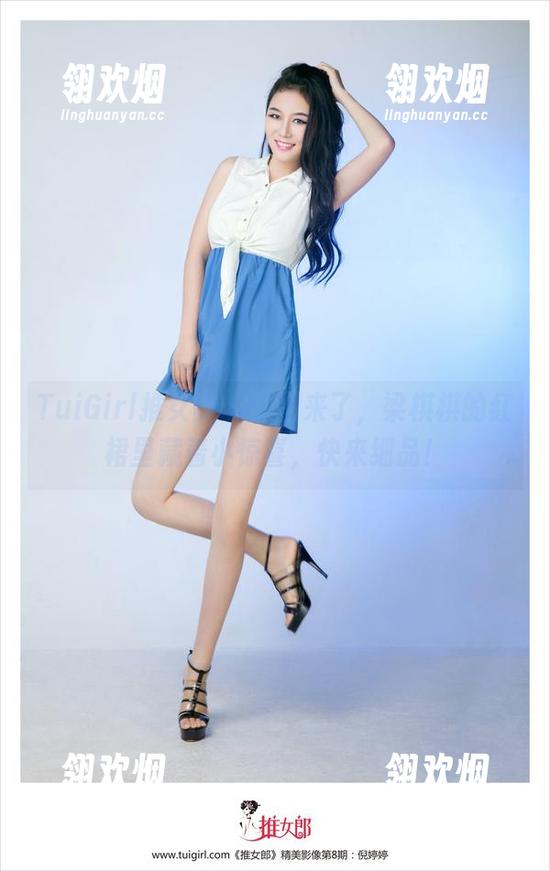 TuiGirl推女郎 - 原图来了，梁棋棋的红裙里藏着小惊喜，快来细品！