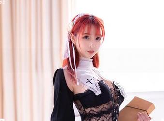 叉子宝宝的女仆，穿越进高清图集，看着好想点菜啊！