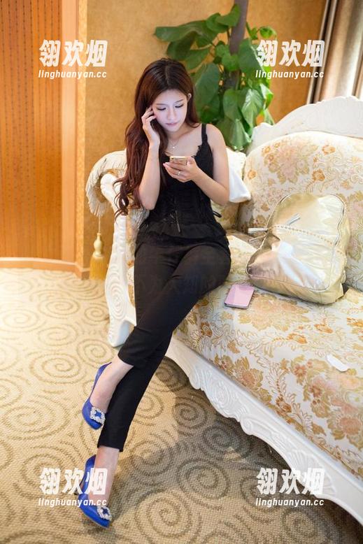 推女郎 - 连欣的牛仔裤全套，图集里还隐藏着一些不为人知的时尚哲学。